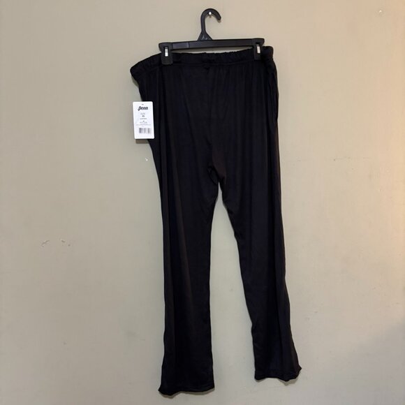 Penn Sleepwear Black Lounge / Pajama Pants — Drawstring Elastic Waist • Size XL - Picture 2 of 5